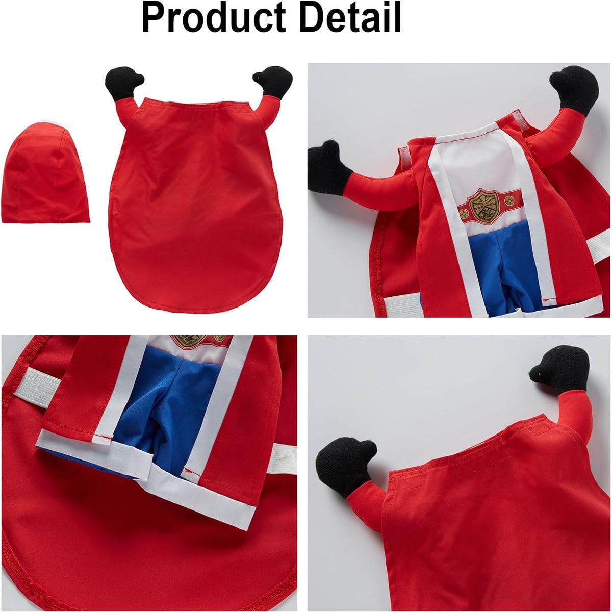 Disfraz de boxeador para mascotas modelo PF93