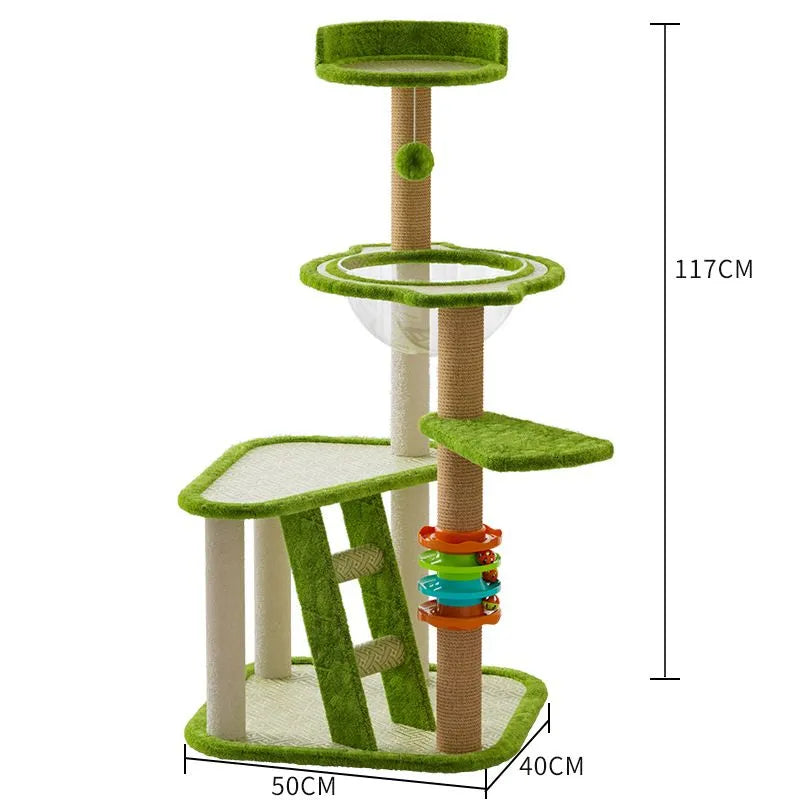 Torre rascador interactiva 117cm