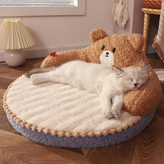 Cama acolchada para mascotas pequeñas y grandes 52*52*22cm