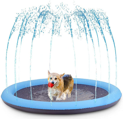 Piscina inflable de splash para perros