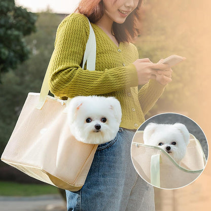 Bolso de hombro transpirable M1SK para mascotas pequeñas (Dos tamaños)