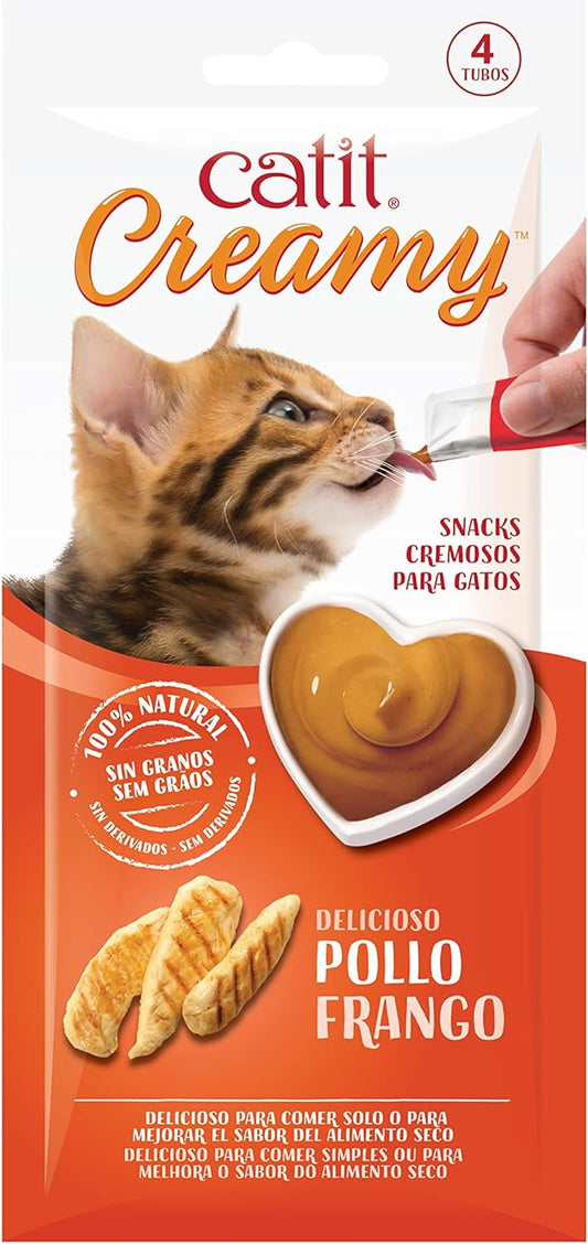 Snacks para Gato Catit Creamy: Pollo 75gr