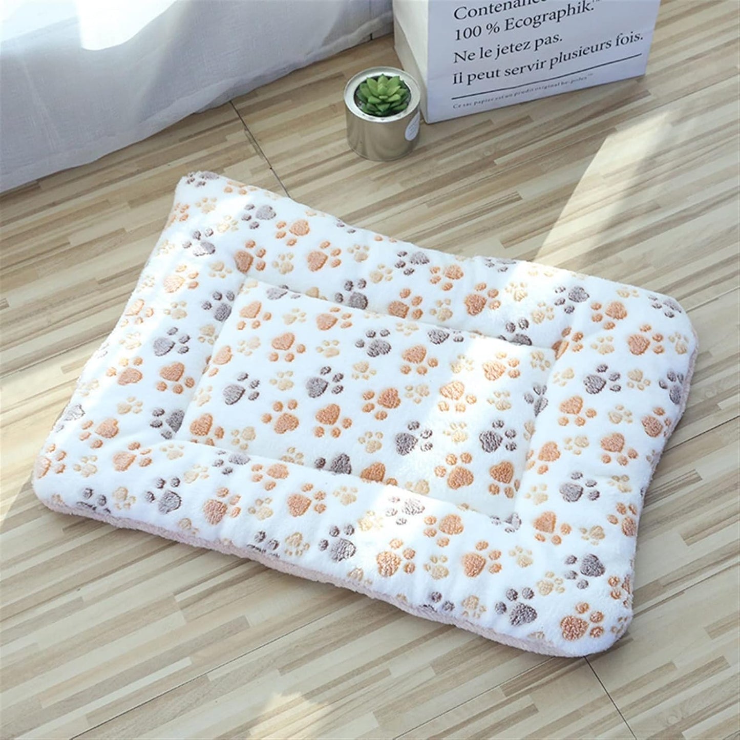 Manta acolchada para mascotas estampada