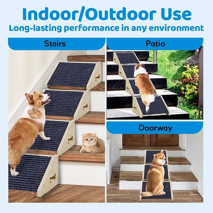 Rampa mini para mascotas (12 cm de alto) 1un