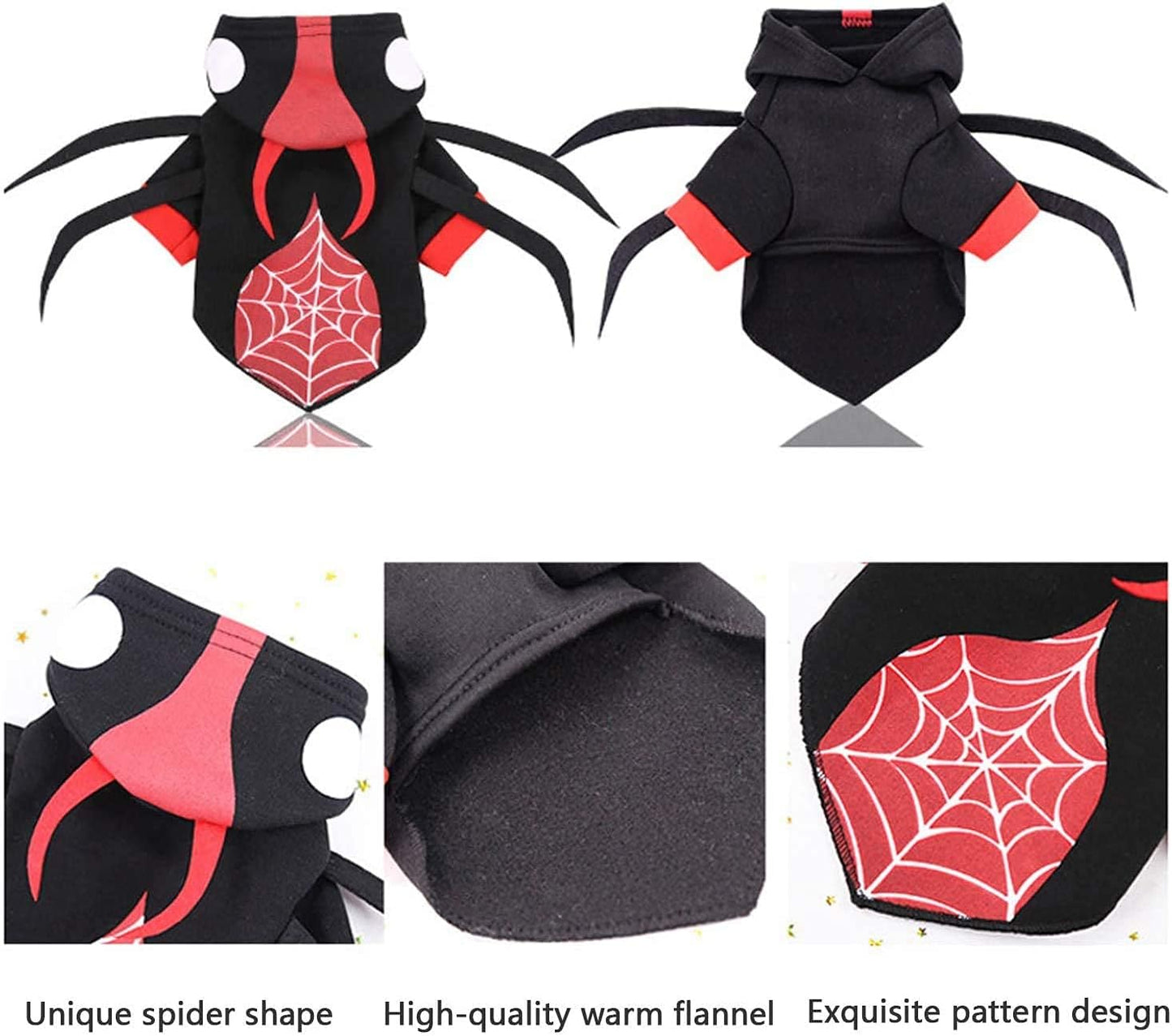 Disfraz de Halloween de araña para mascotas