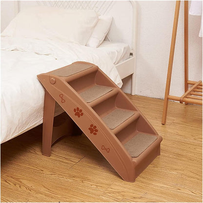 Escalera plegable de plástico para perros