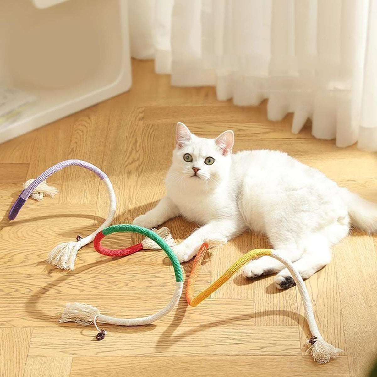 Juguete de gato cuerda 70cm