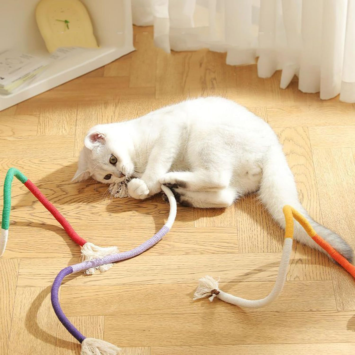 Juguete de gato cuerda 70cm