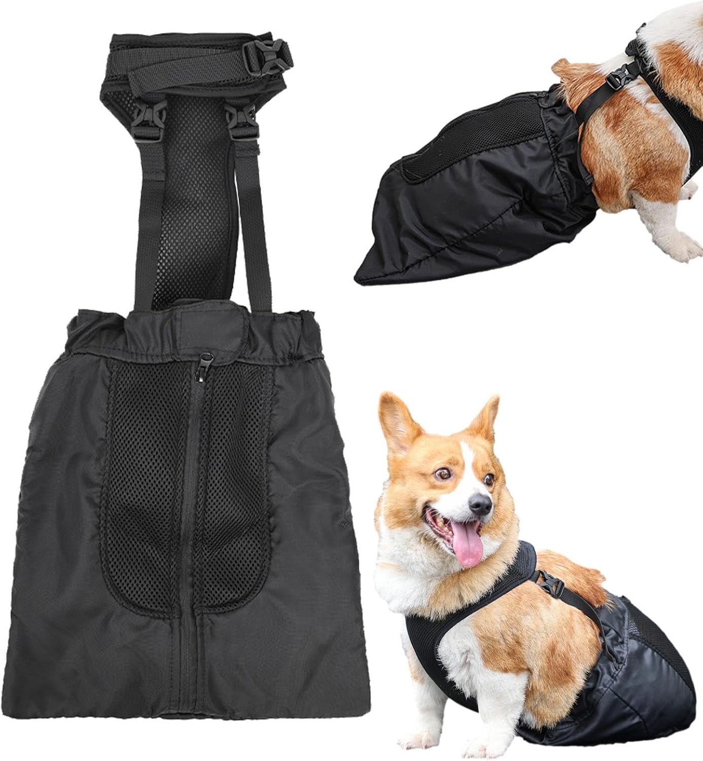 Bolsa alternativa para silla de ruedas para mascotas