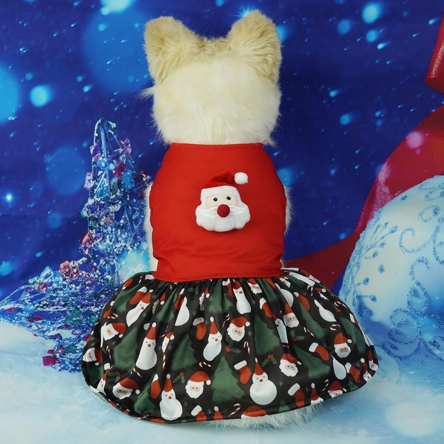 Vestido de navidad para mascotas