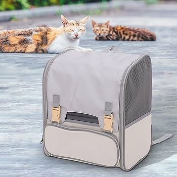 Mochila transportadora colgante para gatos
