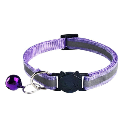 Collar reflectivo con broche de seguridad para gatos