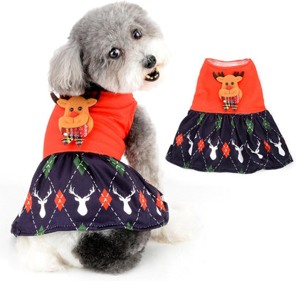 Vestido de navidad para mascotas