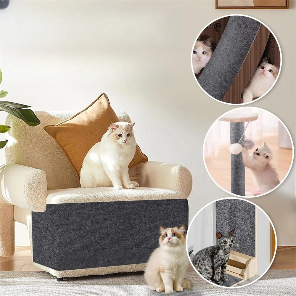 Protector adhesivo para sofá, muebles y pared para gatos