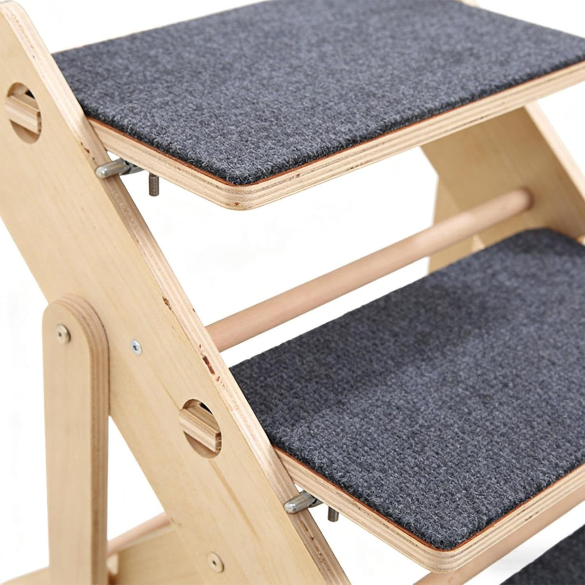 Escalera y rampa plegable para mascotas modelo #2 (40cm de alto)