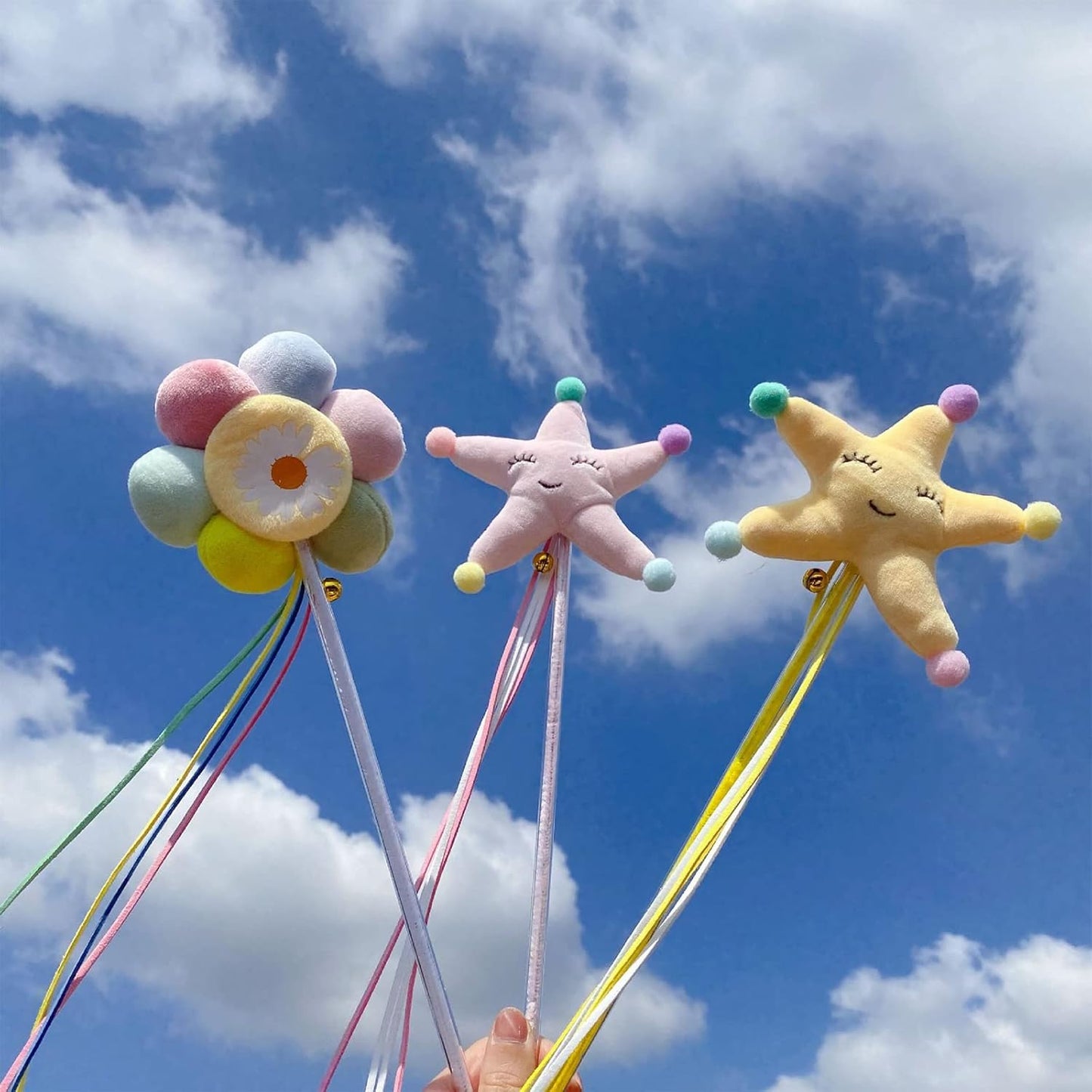 Cañitas de peluche para gato