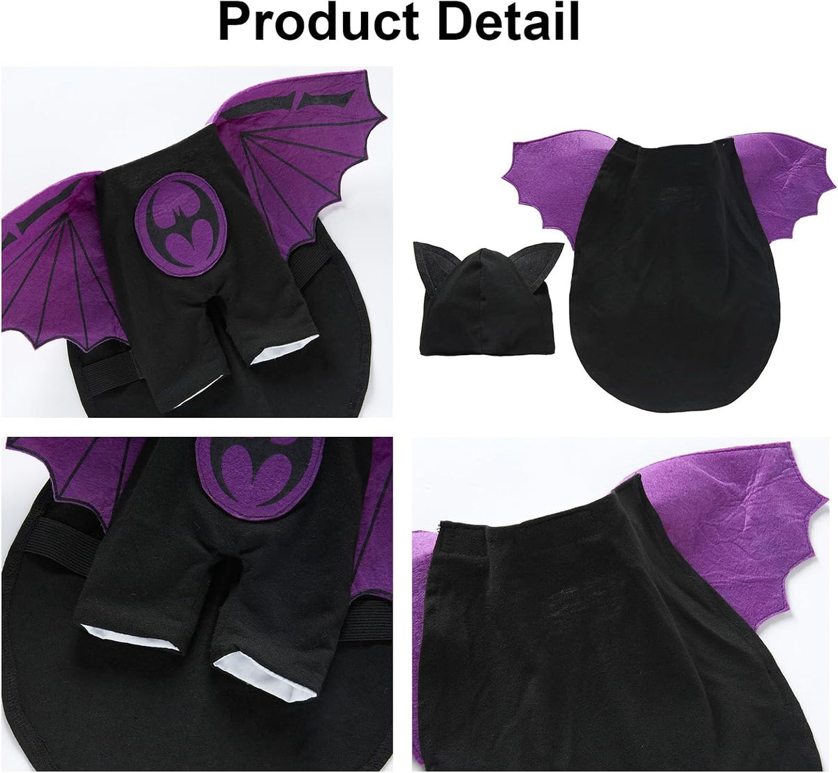 Disfraz de demonio volador para mascotas Modelo PF101