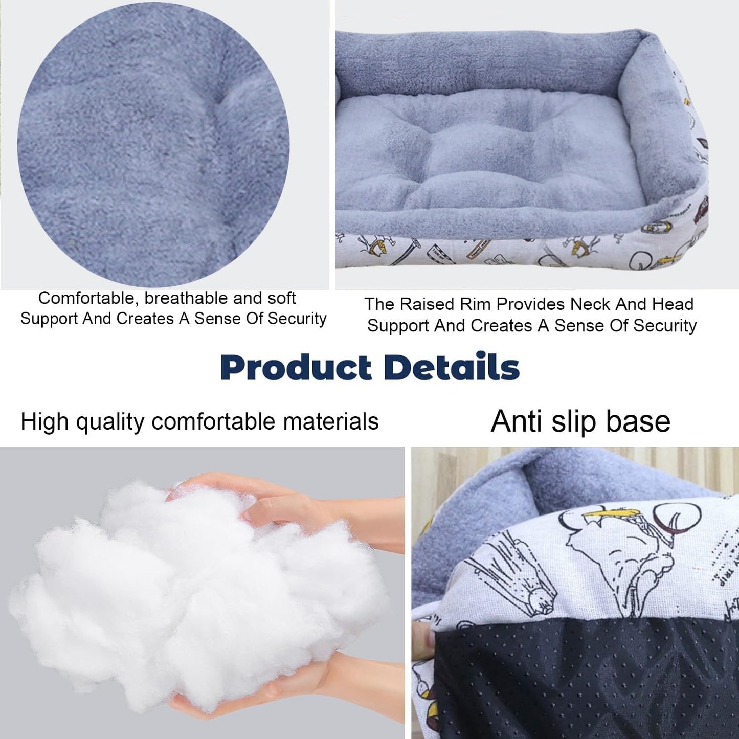 Cama sencilla para perros (dos tamaños)