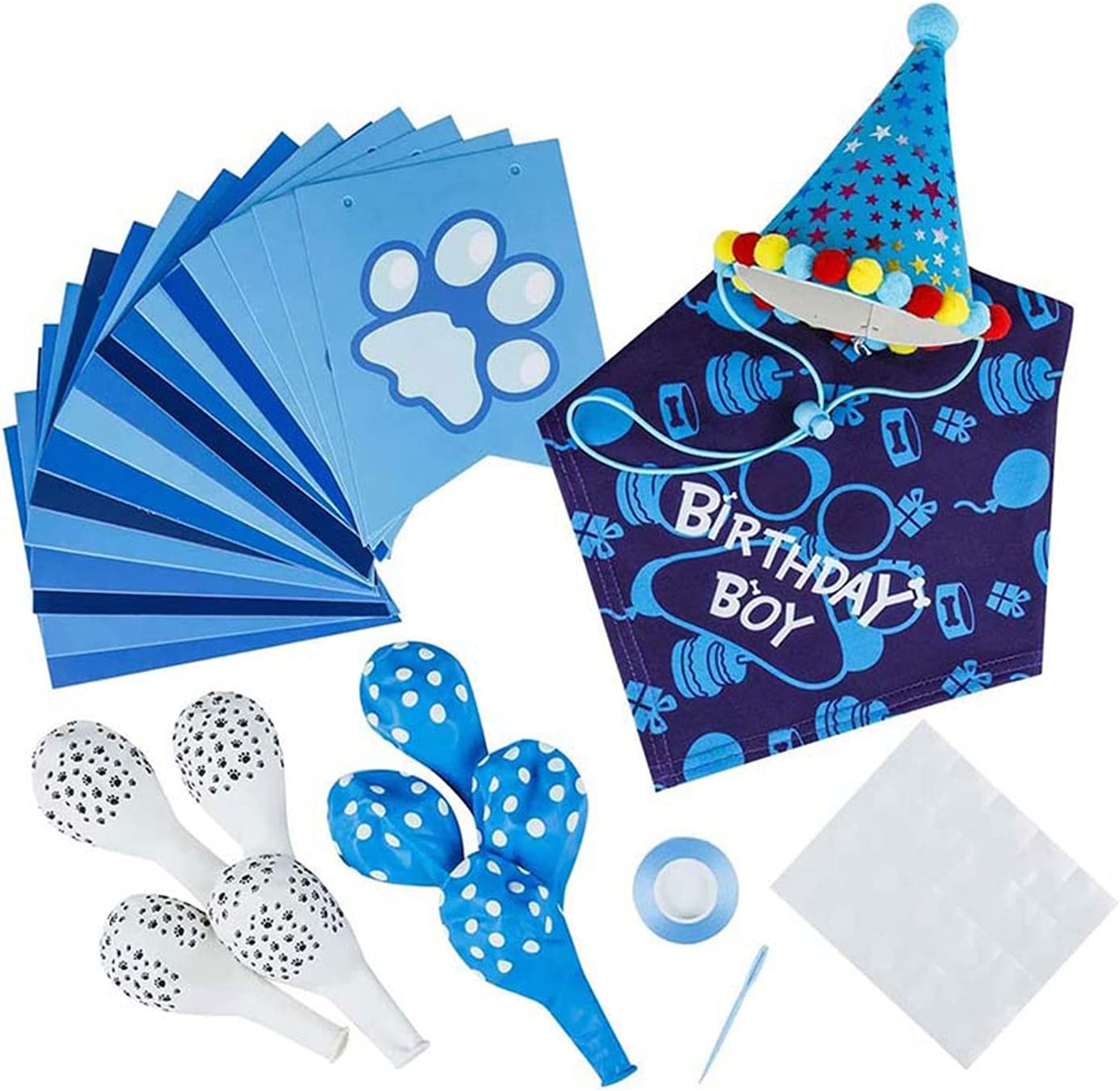 Kit de 4 piezas para cumpleaños (Macho y Hembra)