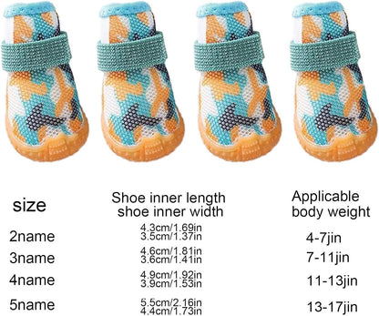 Zapatos con antideslizante para mascotas