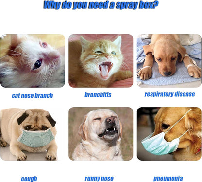 Caja nebulizadora para mascotas