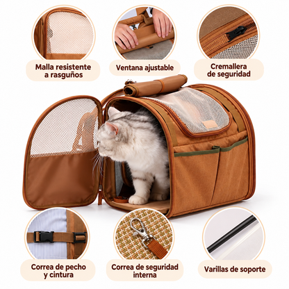 Mochila expandible para mascotas Modelo 03