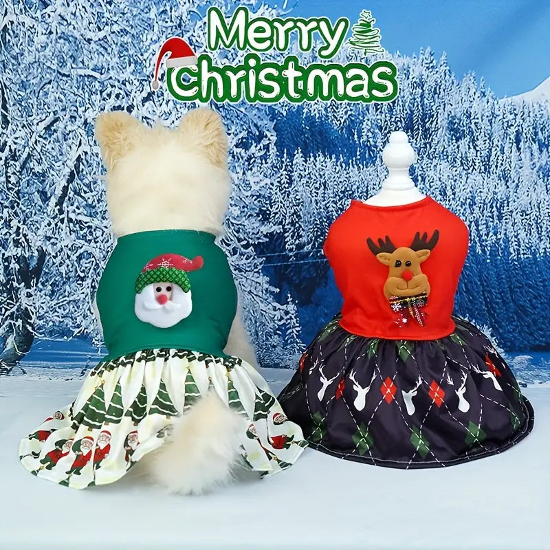 Vestido de navidad para mascotas