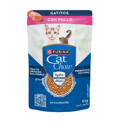 Comida húmeda para gato Purina: Cat Chow, gatitos pollo 85gr