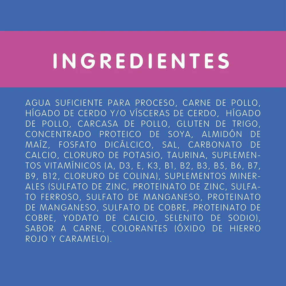 Comida húmeda para gato Purina: Cat Chow, gatitos pollo 85gr