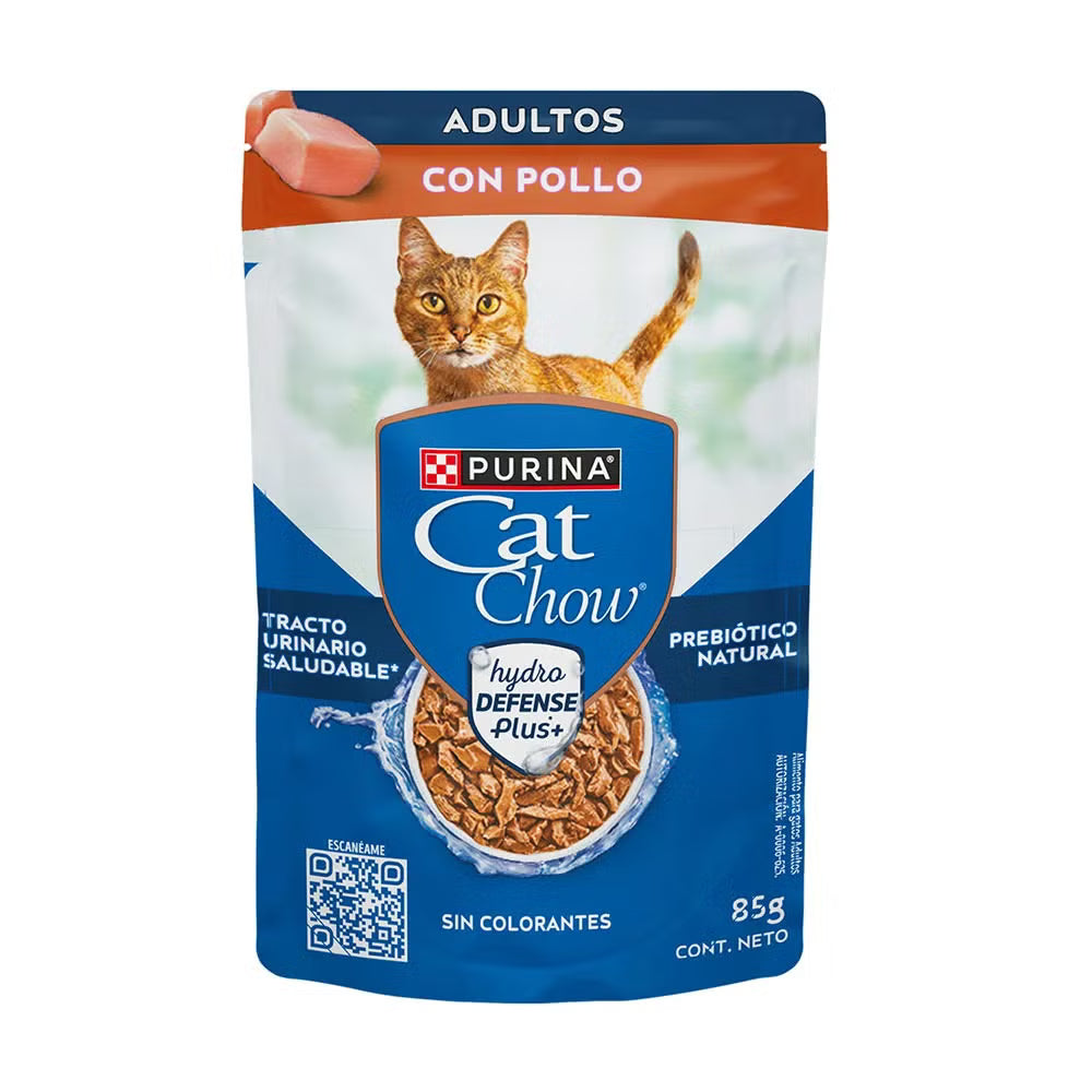 Comida húmeda para gato Purina: Cat Chow, adulto pollo 85gr