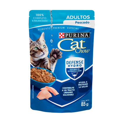 Comida húmeda para gato Purina: Cat Chow, esterilizado pescado 85gr