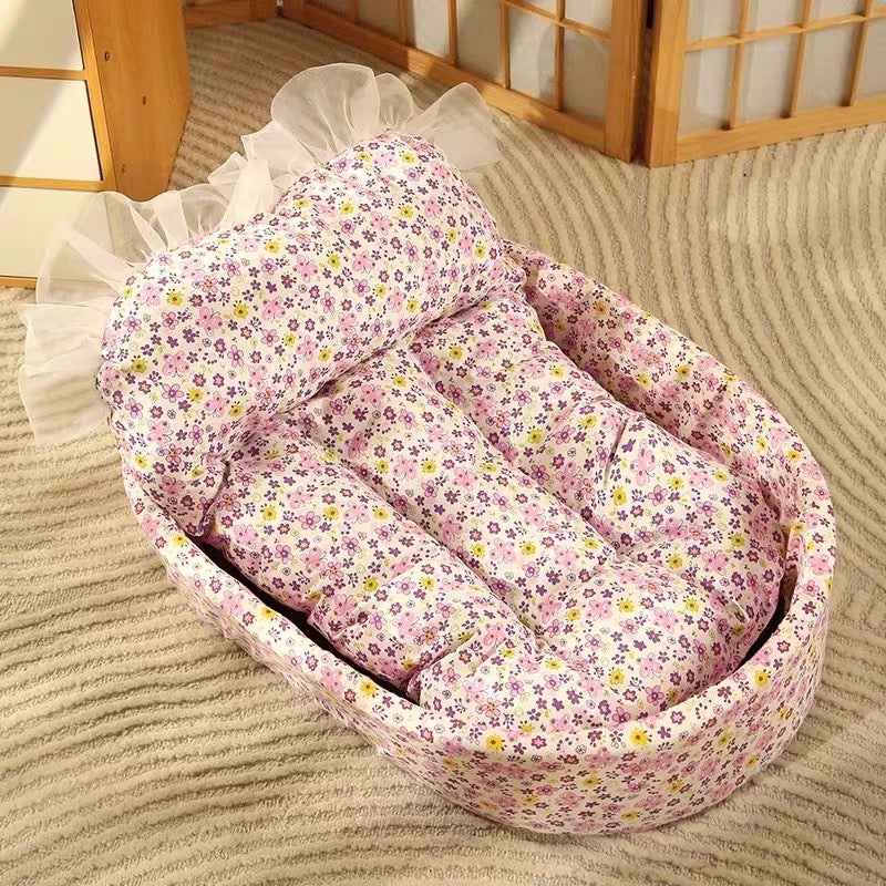 Cama de encaje para mascotas pequeñas