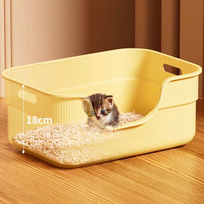 Arenero abierto para gatos modelo #359 (42cm*30cm*18cm) incluye alfombra de silicona