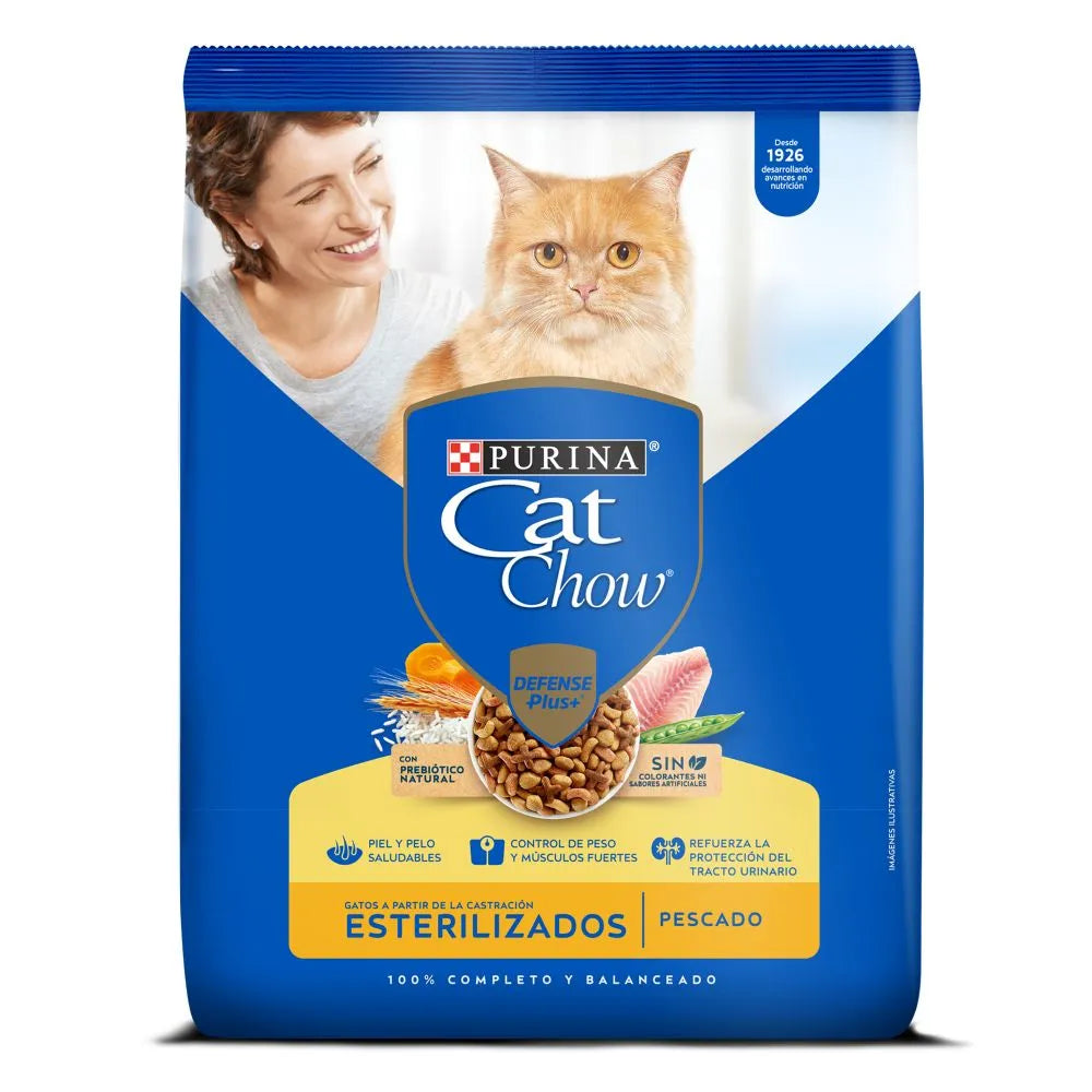 Comida para Gato Purina: Cat Chow, Adultos, Esterilizados 1.5kg