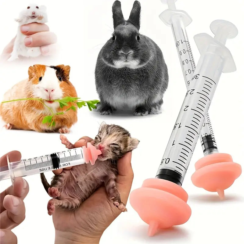 Jeringa para alimentación de mascotas bebes