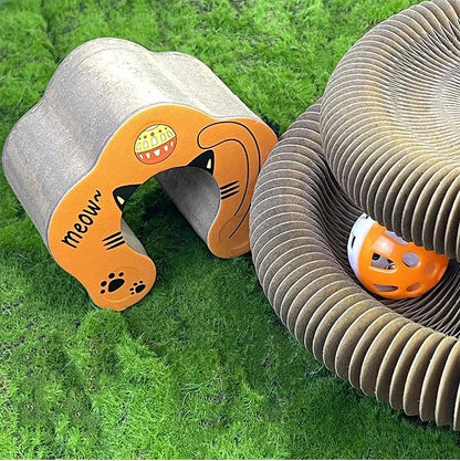 Juguete rascador de carton para gatos