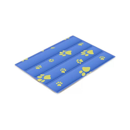 Manta fría para mascotas modelo azul