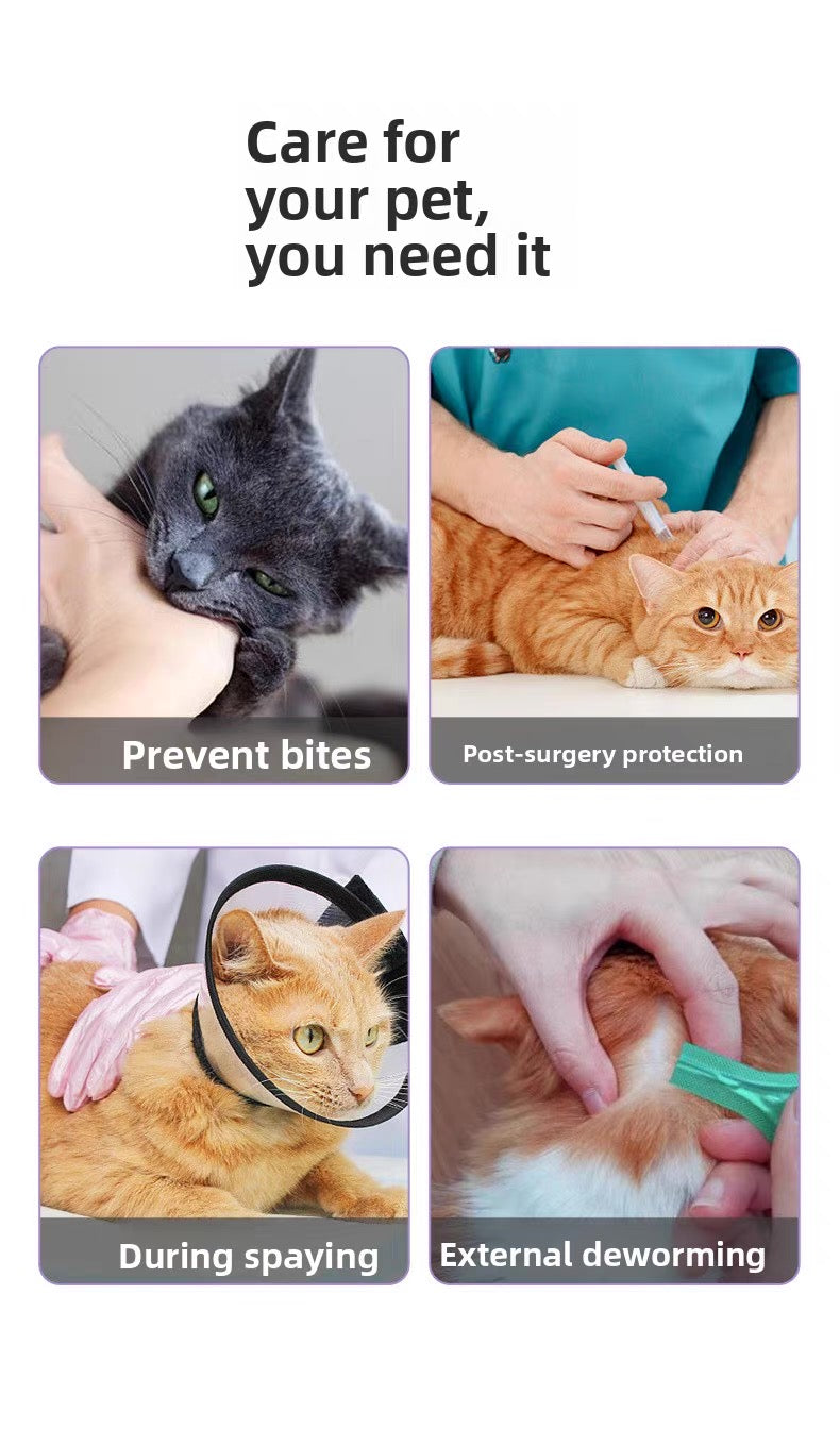 Bozal para gatos de plástico