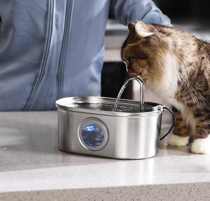 Fuente eléctrica de acero para mascotas 3.2 litros Modelo WF170