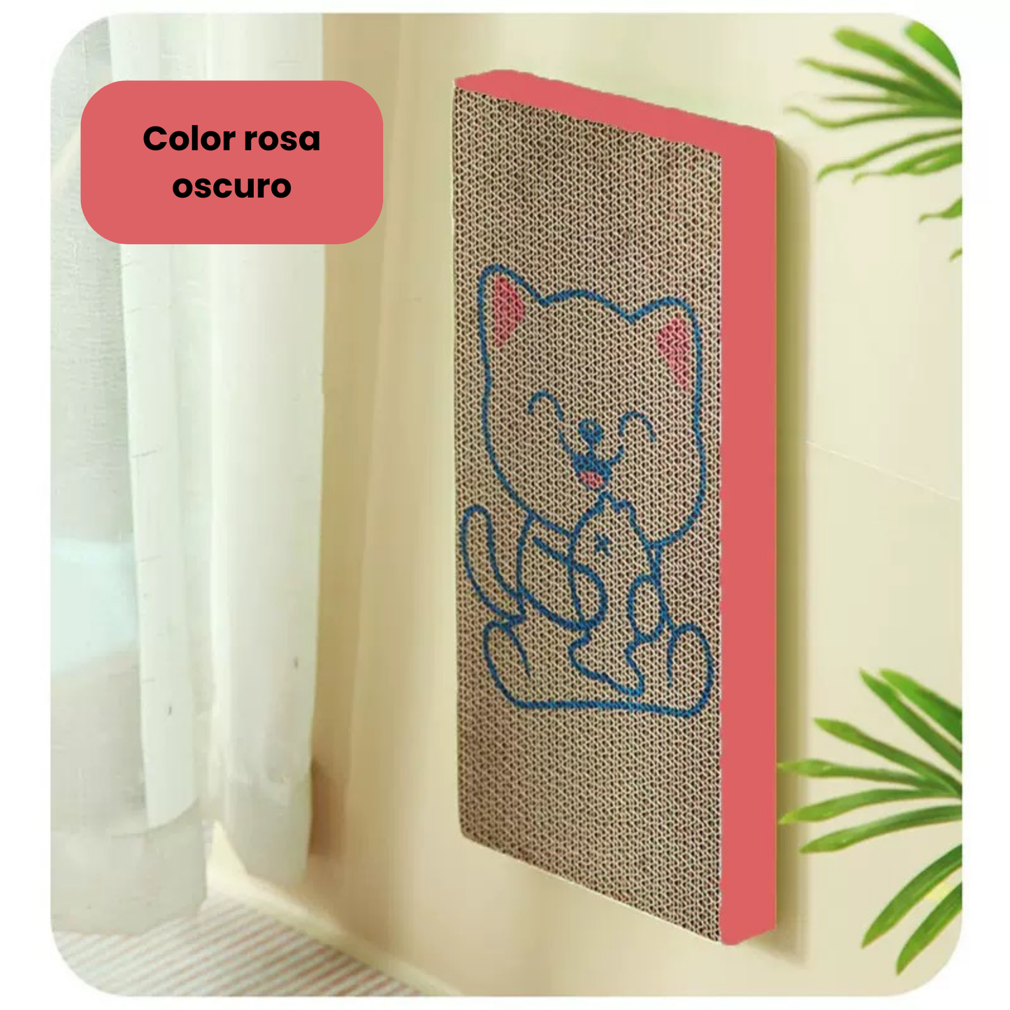 Rascador cartón corrugado para gatos (Variedad de colores) 43cm*20.5cm