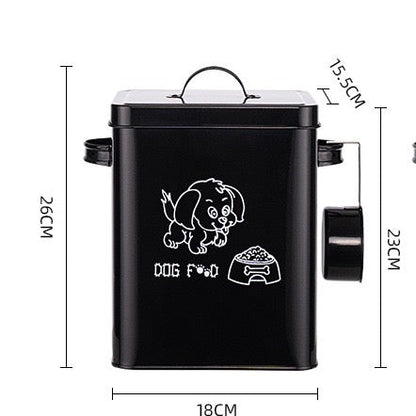 Contenedor de alimento hermético metalico (18*15*23 cm)