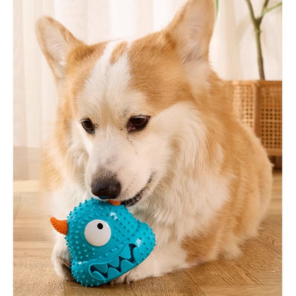 Juguete para perros de goma, limpieza dental