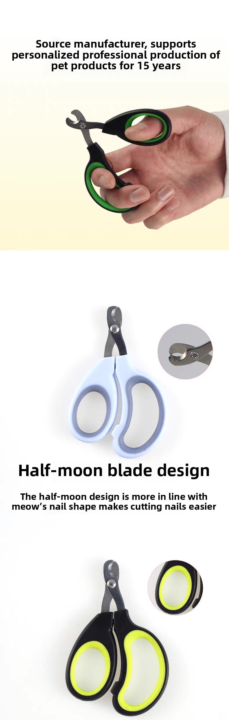 Cortaúñas Multicolor para mascotas