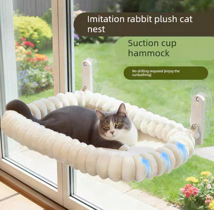 Hamaca de ventana para gatos modelo nube