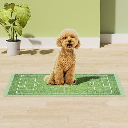 Pads verde para perros modelo chancha de futbol (Dos tamaños)