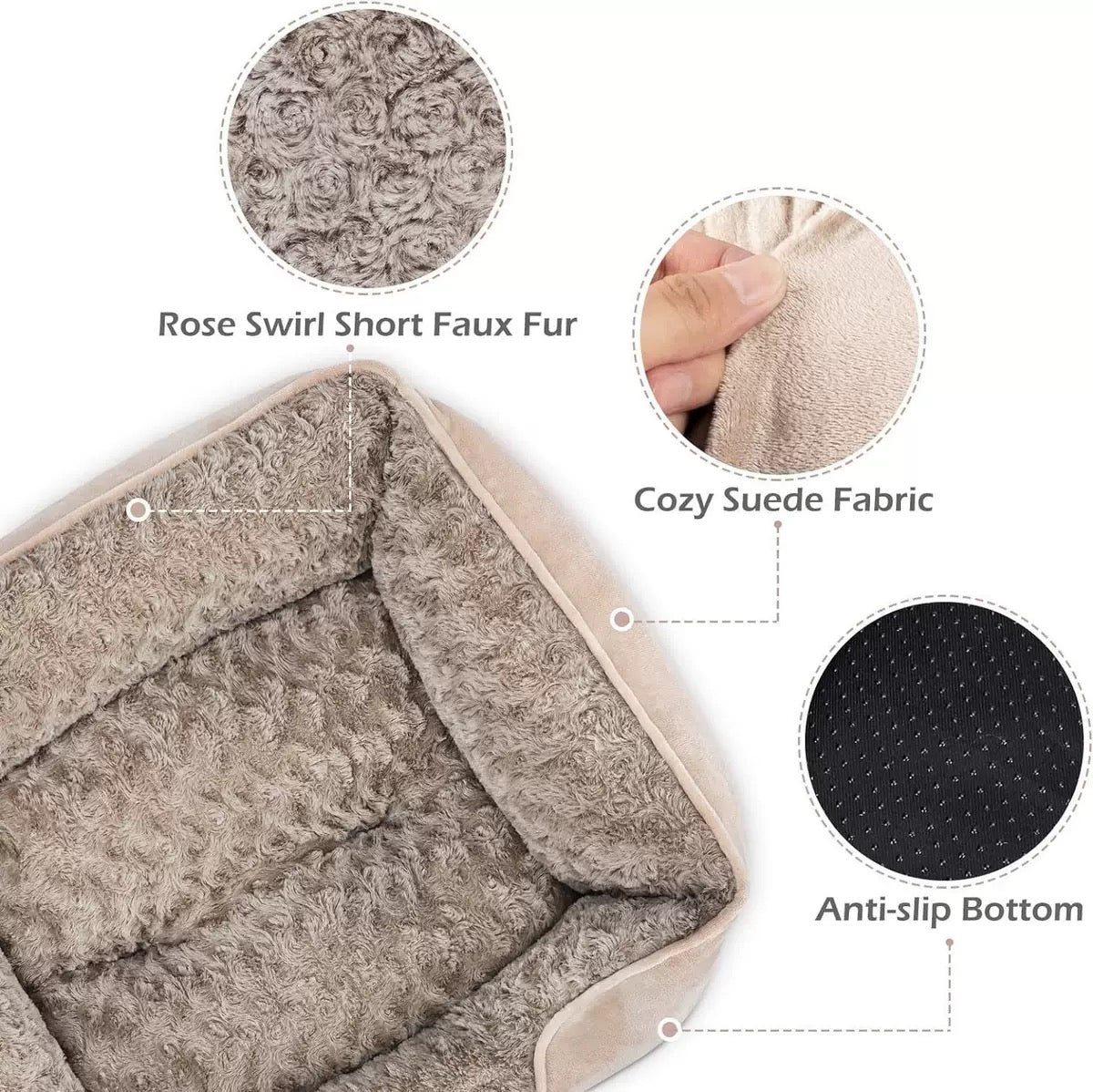 Cama para perros medianos a grandes modelo M09 (Dos tamaños disponibles)