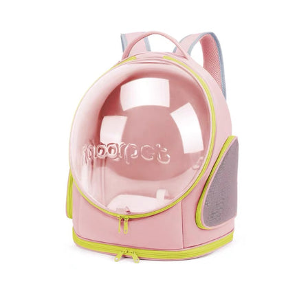 Mochila para mascotas estilo burbuja