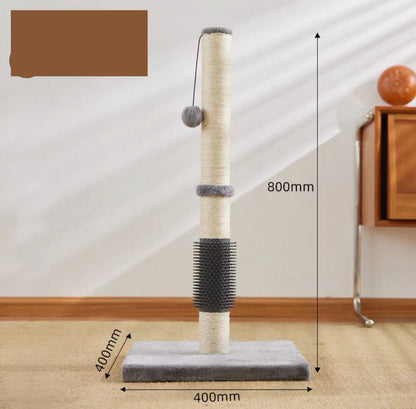 Rascador poste de cuerda para gatos 80cm (MS05)