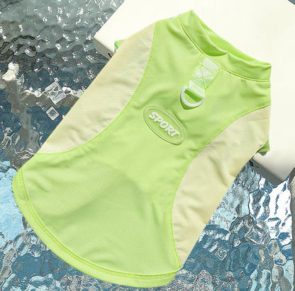 Camisa fresca para mascotas pequeñas, medianas y grandes