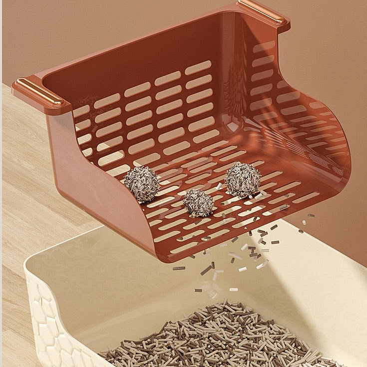 Arenero abierto con colador W79 gris